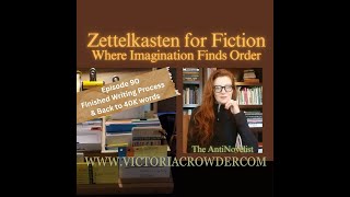 Zettelkasten for Fiction Writers  the book WIP Ep 90 [upl. by Noryt]