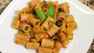 Pasta con Sugo di Melanzane  Ricetta Vegan [upl. by Modeste]