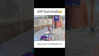 1HP Survivals😁Wait for End‼️ytshorts shorts trending trendingshorts bgmi pubg gaming like [upl. by Hamitaf]