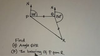 calculating bearings maths [upl. by Atinrehs]