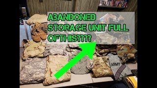 Storage unit Auction Filled with Army Ranger gear [upl. by Kcirded230]