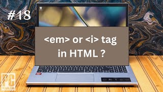 Emphasis tag in html  Difference between emphasis tag and italic tag TechGyan81 [upl. by Giff]