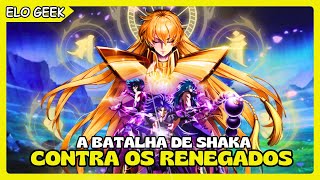 A BATALHA QUE CONFIRMA SHAKA COMO O CAVALEIRO MAIS PODEROSO  SHAKA VS SAGA CAMUS E SHURA CDZ [upl. by Genvieve]