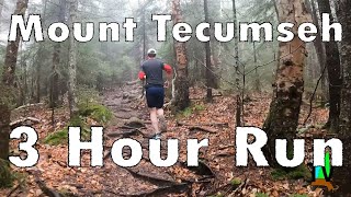 Three Hour Long Run and Running Up Mount Tecumseh Philadelphia Marathon 250 Build [upl. by Netsrek]