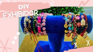 como hacer exhibidor para pulseras casero [upl. by Kyrstin]