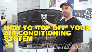 How To Top Off Your AC System [upl. by Ahsenrad47]