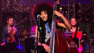 Esperanza Spalding  Winter Sun HQ David Letterman Appearance [upl. by Ailemor]