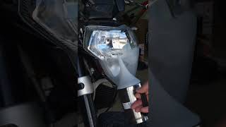 Aprilia Shiver SL750  Headlight Restoration with Vapor Polymerisation [upl. by Reger]