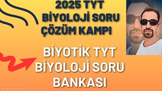 2025 TYT BİYOLOJİ SORU ÇÖZÜM KAMPI💥BİYOTİK YAYINLARI 🔥İNORGANİK BİLEŞİKLER TEST3 [upl. by Woodward]