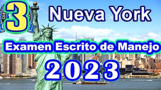 Preguntas Del Examen De Manejo De New York 2024  New York Prueba Escrita del DMV en Español  3 [upl. by Verner]