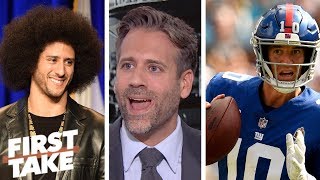 Giants need to sign Colin Kaepernick right now  Max Kellerman  First Take [upl. by Daryn]