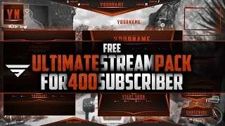 Ultimate Stream Pack for 400 Subscriber Template  Free Download [upl. by Woodruff]