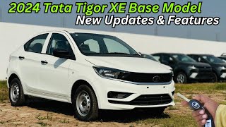 2024 New Tata Tigor XE Base Model Full Detailed Review ♥️ New Updates amp Features Better Than Dzire [upl. by Eniar]