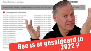 48 Hoe is er gesaldeerd op de jaarafrekening van 2022 [upl. by Ardnua]