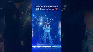 🥳🥰❤️ Deepika Padukone reached Diljit Dosanjhs concert ❤️ deepikapadukone amp diljitdosanjh [upl. by Kursh125]