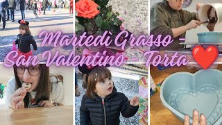 Martedì Grasso 🎭🎊  San Valentino ❤️  VLOG [upl. by Notnroht237]