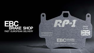 EBC Brakes  RP1 Full Race Pads  Review [upl. by Umeko]