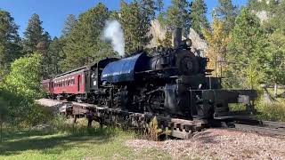 1880 Train  Black Hills Central Railroad  2662 110  Keystone SD [upl. by Lias]