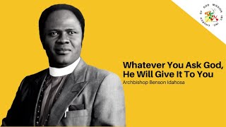 God Will Do It For You  Archbishop Benson Idahosa [upl. by Annai]