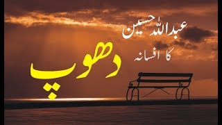 عبداللہ حسین کا خوبصورت افسانہ quot دھوپ quot  quot Abdullah Hussain Ka Afsana quot Dhoop [upl. by Lemrahc]