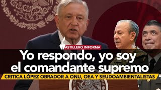 AstilleroInforma l AMLO afrenta pregunta y evita que respondan Sedena y Semar por GIEI y Ayotzinapa [upl. by Kennett717]