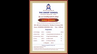 BAALA VIHAARA  THE SMART SCHOOL ANNUAL DAY  1st JAN 2024  LIVE [upl. by Harp]