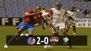 Costa Rica 2 vs Trinidad y Tobago 0 FULL GAME 972005 WCQ2006 [upl. by Sayers]