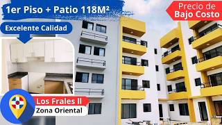 ECONÓMICO 1ER PISO con PATIO 118M² TRANQUILO y CÉNTRICO  Zona Oriental 🇩🇴 [upl. by Ahsiakal]