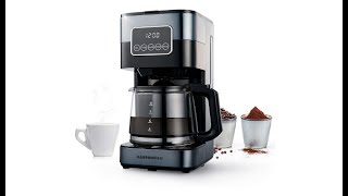 Gastrorag CM1290B 10 Cup Drip Coffee Maker with Glass Carafe  Programmable Coffee Machine [upl. by Kin]