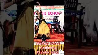 welcome song gathering by Sanskar school Soldabka school indiareels trend child sanskar [upl. by Letha]