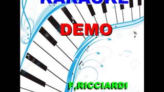 MADAMA BLU  FRicciardi KARAOKE [upl. by Neelrad]