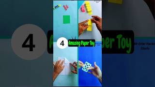 4 amazing paper toy  easy paper toys  how to make paper plane [upl. by Farver]