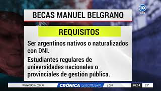 BECAS MANUEL BELGRANO CUÁNTO PAGAN Y CÓMO ANOTARSE [upl. by Oyam]