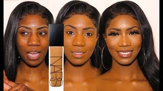 Perfect match NEW NARS RADIANT LONGWEAR FOUNDATION WEAR amp REVIEW Shade Marquises  VanessaK7 [upl. by Acenes]