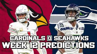 Predictions Arizona Cardinals Can Seize NFC West Control with Pivotal Week 12 Win Over Seahawks [upl. by Ellekram]