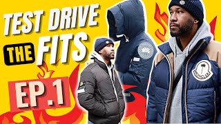 TEST DRIVE THE FITS  EP1  OUTDOOR DESIGNER JACKET REVIEW ft BURBERRY STONE ISLAND CANADA GOOSE [upl. by Alemaj]