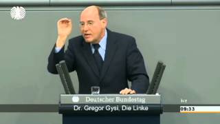 Gregor Gysi DIE LINKE Ukraine  Es gibt nur den Weg der Diplomatie [upl. by Yelahc338]