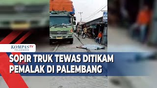 Tragedi di Jalan Lintas Sopir Truk T3w45 Saat Dipal4k Pelaku Marah Keinginan Ditolak Korban [upl. by Kimber]