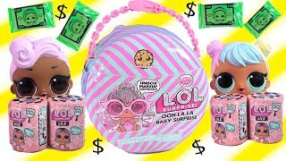 NEW BIG LOL Surprise Ooh La La Little Baby Sister Money Blind Bags  Color Change [upl. by Allsun]