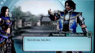 Dynasty Warriors 6 Empires  Marrying Xiahou Dun  resting and receiving gifts [upl. by Ailey]