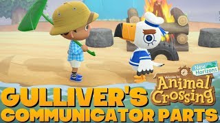 Animal Crossing New Horizons  Finding Gullivers Communicator Parts [upl. by Alitha]