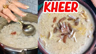 CHAWAL KI KHEER  4 INGREDIENTS ONLY [upl. by Barrada676]