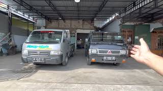 Mitsubishi L300 Vs Suzuki Carry Pickup AcPs [upl. by Atirat]