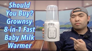 Should You Buy Grownsy 8in1 Fast Baby Milk Warmer [upl. by Annait]