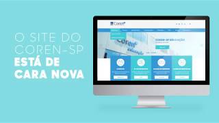 Novo site do CorenSP para você [upl. by Mukerji]