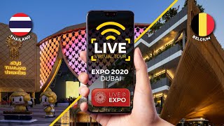 LiveExpo 2020 Dubai Belgium and Thailand Pavilions [upl. by Rosane]