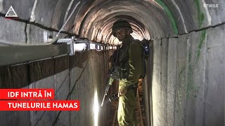 ATENȚIE Armata israeliană a pătruns în tunelurile Hamas [upl. by Royden816]