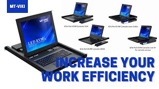 How can LCD KVM Consoles increase your work efficiency [upl. by Dnomyar]