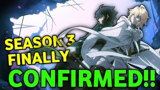 Seraph Of The End Season 3 Release Date Latest Update [upl. by Kantos]