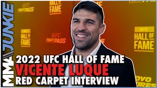 Vicente Luque Geoff Neal A Great Fight For Me After Loss  UFC Hall of Fame [upl. by Adnamal]